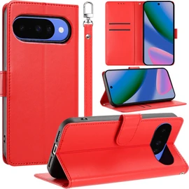 Element Series Book-Style Leather Folio Wallet Case for Google Pixel 10 / Pixel 10 Pro - Red