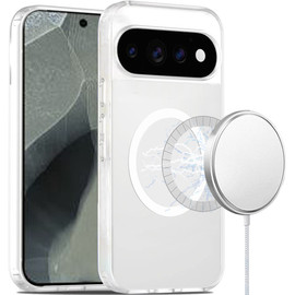 Shade Series Hybrid Case with Pixelsnap Magnetic Ring for Google Pixel 11 Pro XL - Clear