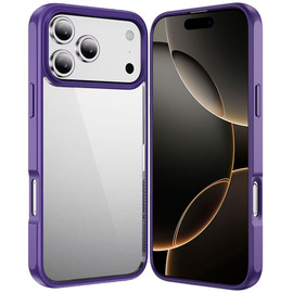 HD Slim Transparent Case for iPhone 18 Pro Max and iPhone 17 Pro Max - Purple