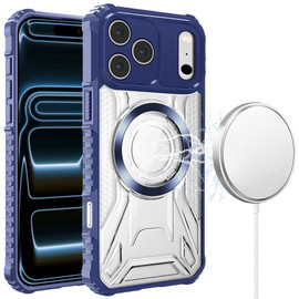 Fusion Evo Transparent MagSafe Case for iPhone 18 Pro Max and iPhone 17 Pro Max - Blue