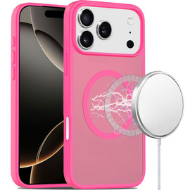 Shade Series Matte Hybrid Case with MagSafe for iPhone 18 Pro and iPhone 17 Pro - Hot Pink