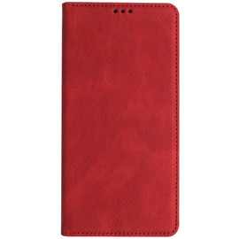 Leather Folio Wallet Case for iPhone 18 Pro Max and iPhone 17 Pro Max - Red