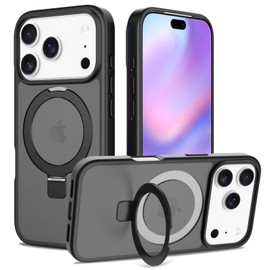 Shade Series MagSafe Hybrid Case with Ring Stand for iPhone 18 Pro Max and iPhone 17 Pro Max - Black