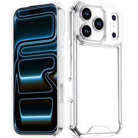 Shockproof Fusion Shield Tough Snap-on Case for iPhone 18 Pro Max and iPhone 17 Pro Max - Clear