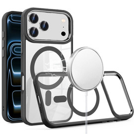 Perfect Crystal Clear MagSafe Case for iPhone 18 Pro and iPhone 17 Pro - Black