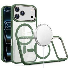 Perfect Crystal Clear MagSafe Case for iPhone 18 Pro and iPhone 17 Pro - Green