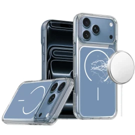 Crystal Shield Hybrid Case with MagSafe for iPhone 18 Pro Max and iPhone 17 Pro Max - Light Blue