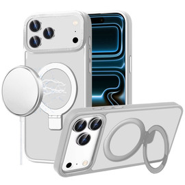 Shade Series MagSafe Case with Kickstand Ring Holder for iPhone 18 Pro and iPhone 17 Pro - Clear