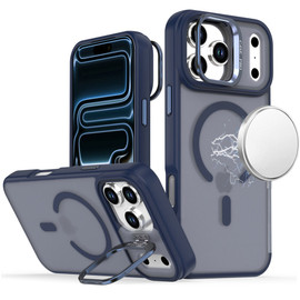 InFrame Series MagSafe Hybrid Case with Camera Ring Stand for iPhone 18 Pro and iPhone 17 Pro - Blue