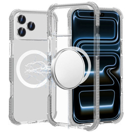 MagSafe Transparent Protective Bumper Case for iPhone 18 Pro and iPhone 17 Pro - White