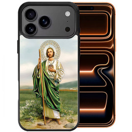 Sublimation Printing Designer Series Case for iPhone 18 Pro Max and iPhone 17 Pro Max - Saint Judas