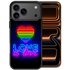 Sublimation Printing Designer Series Case for iPhone 18 Pro and iPhone 17 Pro - Love is love