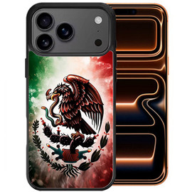 Sublimation Printing Designer Series Case for iPhone 18 Pro and iPhone 17 Pro - Aztec Mexican Flag
