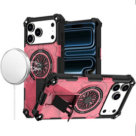 Military Grade MagSafe Tough Ultra Rugged Hybrid Case with Kickstand for iPhone 18 Pro and iPhone 17 Pro