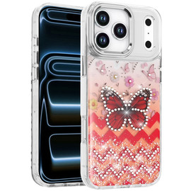 Designer Series Epoxy Diamond Hybrid Case for iPhone 18 Pro Max and iPhone 17 Pro Max