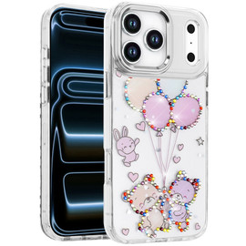 Designer Series Epoxy Diamond Hybrid Case for iPhone 18 Pro and iPhone 17 Pro