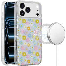 Mood Series MagSafe Hybrid Case for iPhone 18 Pro and iPhone 17 Pro - Bright Blossom