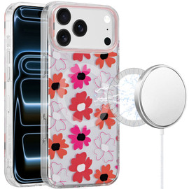 Mood Series MagSafe Hybrid Case for iPhone 18 Pro and iPhone 17 Pro - Vibrant Floral