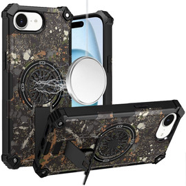 Military Grade MagSafe Tough Ultra Rugged Hybrid Case with Kickstand for iPhone 17e / 16e