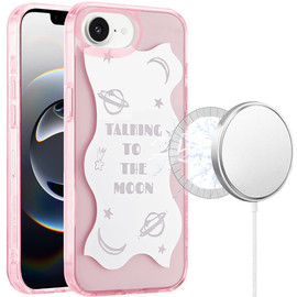 Mood Series MagSafe Hybrid Case for iPhone 17e / 16e - Talking To The Moon