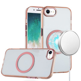 MagSafe Magnetic Crystal Case for iPhone 17e / 16e - Rose Gold