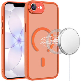 Shade Series MagSafe Matte Hybrid Case for iPhone 17e / 16e - Cosmic Orange