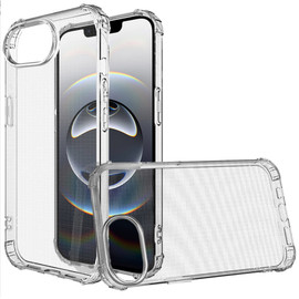 Corner Guard Transparent TPU Case for iPhone 17e / 16e - Clear
