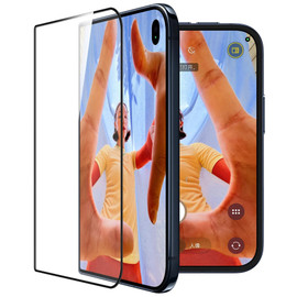 Tempered Glass Screen Protector (Outside Screen with Black Edge) for iPhone Duo