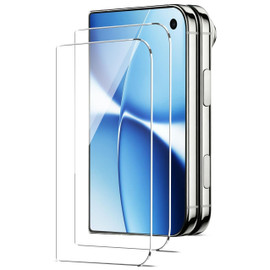 2-Pack HD Tempered Glass Screen Protector (Outside Screen) for iPhone Duo