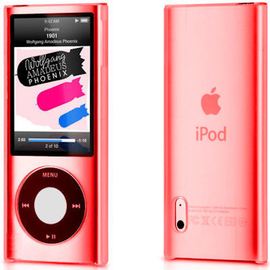 Crystal Shield Case for 5th Generation iPod Nano 5G - Red