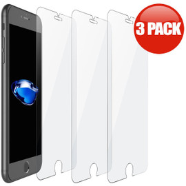 *SALE* HD Premium Round Edge Tempered Glass Screen Protector for iPhone 8 Plus / 7 Plus - 3 Pack