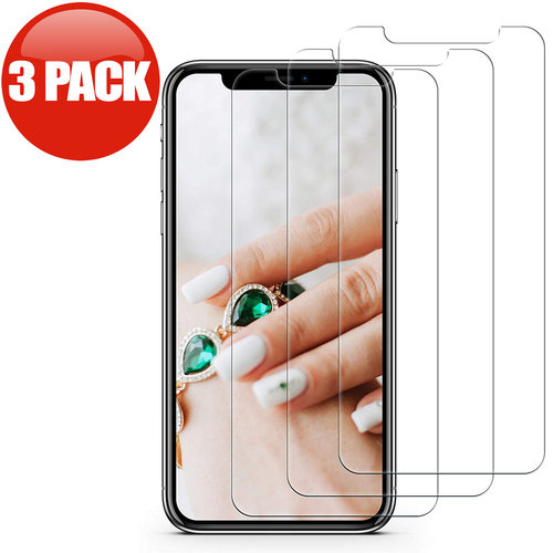 HD Premium 2.5D Round Edge Tempered Glass Screen Protector for iPhone 11 Pro Max / iPhone XS Max - 3 Pack