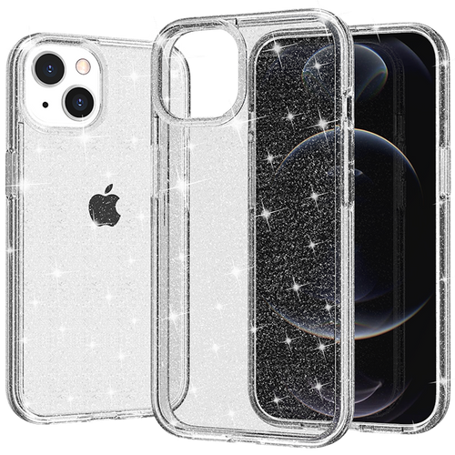 Crystal Glitter Fusion Case for iPhone 13 Pro - Clear