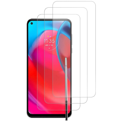 3-Pack Premium HD Tempered Glass Screen Protector for Motorola Moto G Stylus 5G 2021