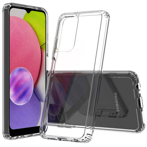 Fusion Shield Tough Snap-on Transparent Case for Samsung Galaxy A03s - Clear