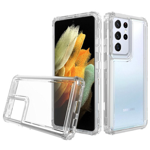 Atomic Shockproof Hybrid Case for Samsung Galaxy S21 Ultra 5G - Clear