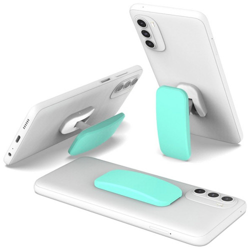 Collapsible Cell Phone Grip Kickstand - Baby Blue