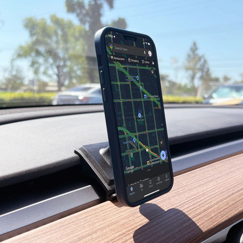 Magnetic Air Vent Phone Mount for Tesla Model 3 and Model Y - Black