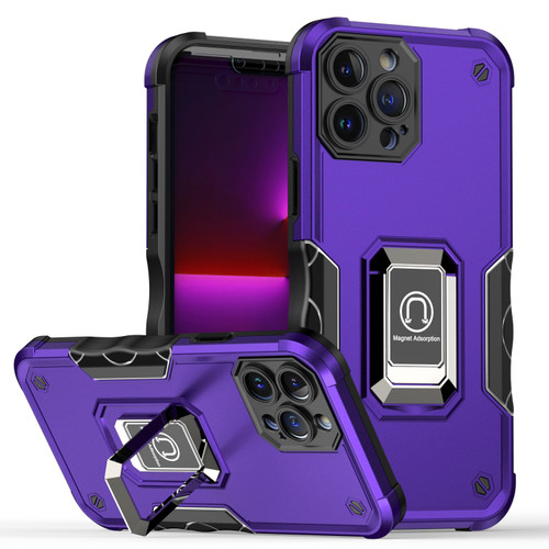 Military Grade Shockproof Hybrid Armor Case with Ring Holder for iPhone 13 Pro Max