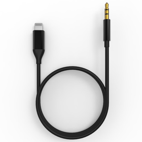 iDARS MFi Apple Certified 3.5mm Audio Cable With Lightning Connector - Black