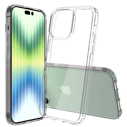 Tough Shield Snap-on Transparent Hybrid Case for iPhone 14 Pro Max - Clear