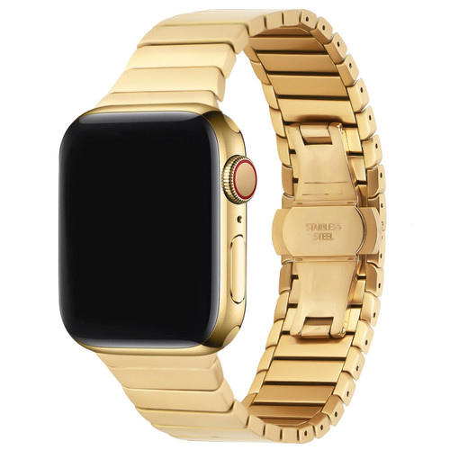 Stainless Steel Link Band for Apple Watch 41mm / 40mm / 38mm - Gold