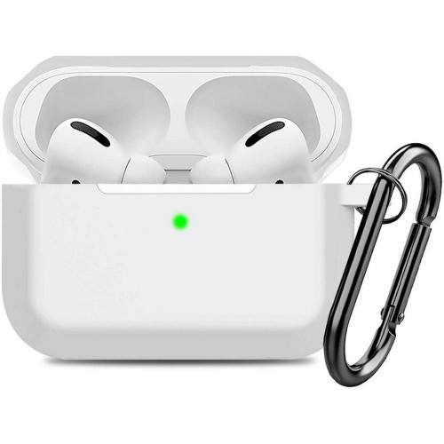 Silicone Protective Case with Clip for AirPods Pro (2nd Generation) - Clear