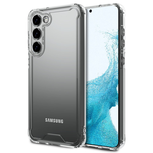 Shockproof Fusion Shield Tough Snap-on Case for Samsung Galaxy S23 - Clear
