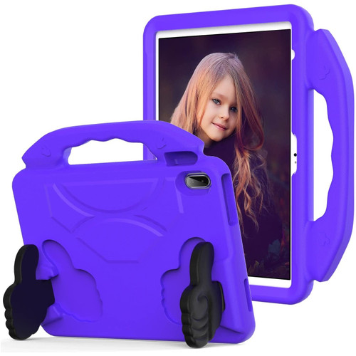 Kids Friendly Drop Resistant Case with Handle and Stand for iPad (10th Generation) - Purple