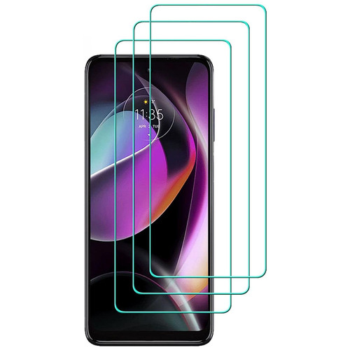 3-Pack Premium HD Tempered Glass Screen Protector for Motorola Moto G 5G 2022