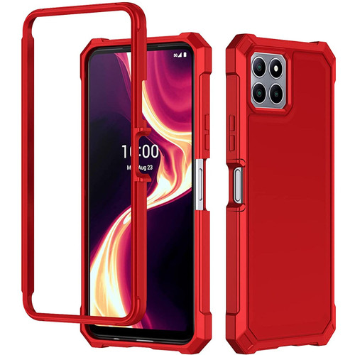 Military Grade Rugged Armor Case for Celero 5G Plus - Red