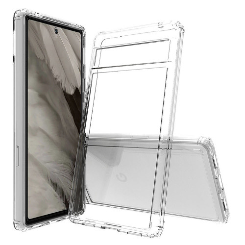 Fusion Shield Tough Snap-on Transparent Case for Google Pixel 7a - Clear
