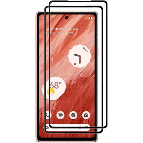 2-Pack Full Edged HD Tempered Glass Screen Protector for Google Pixel 7a
