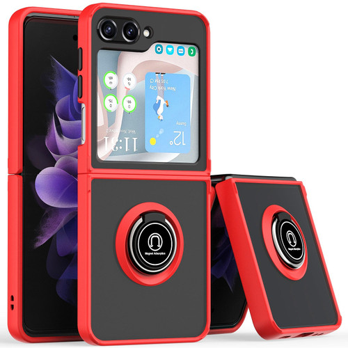 Aero Flex Ring Grip Case for Samsung Galaxy Z Flip 5 - Red